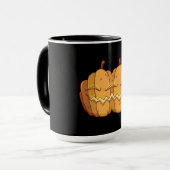 Mug Citrouille Jack O Lantern pour Halloween (Devant gauche)
