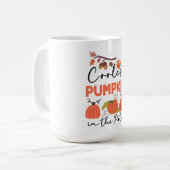 Mug Citrouille le plus froid dans le patch (Devant gauche)