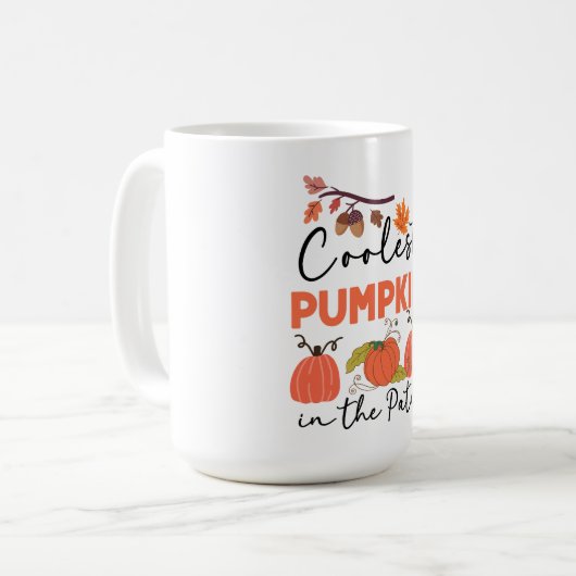Mug Citrouille le plus froid dans le patch (Devant gauche)