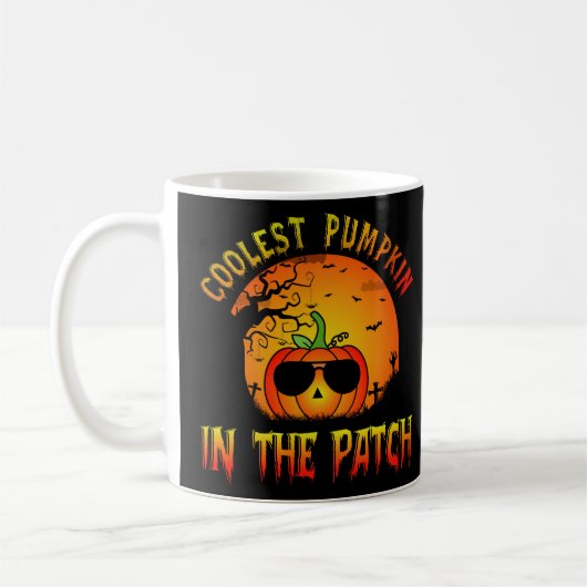 Mug Citrouille le plus froid dans le patch (Gauche)