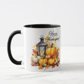 Mug Citrouille Maple Tree Feuille Lampe Thanksgiving (Gauche)