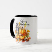 Mug Citrouille Maple Tree Feuille Lampe Thanksgiving (Devant gauche)