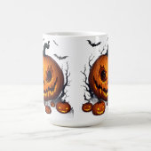 Mug Citrouille massive d'Halloween avec des yeux lumin (Centre)