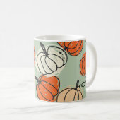 Mug Citrouille : Merci motif sans soucis. (Devant droit)