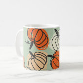 Mug Citrouille : Merci motif sans soucis. (Devant gauche)