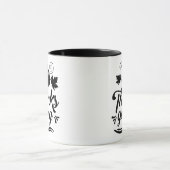 Mug Citrouille mignon avec texte Thanksgiving Typograp (Centre)