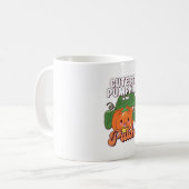 Mug citrouille mignon dans le patch (Devant gauche)