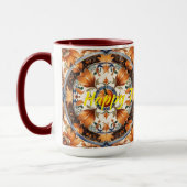Mug Citrouille moderne Thanksgiving Collection d'autom (Gauche)