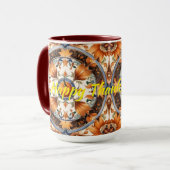 Mug Citrouille moderne Thanksgiving Collection d'autom (Devant gauche)