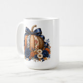 Mug Citrouille Navy (Devant gauche)