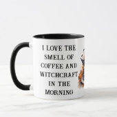 Mug Citrouille orange et noire sur le thème de la sorc (Gauche)