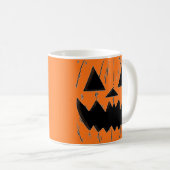 Mug Citrouille Orange Jack O' Lantern (Devant droit)