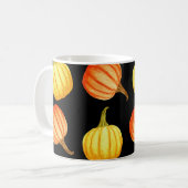 Mug Citrouille orange : Motif d'aquarelle transparente (Devant gauche)