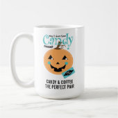 Mug Citrouille personnalisable Jack O Lantern Hallowee (Gauche)