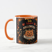 Citrouille Personnalisée Halloween Automne Rétro