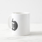Mug Citrouille Pi Pie Math Enseignant Halloween Drôle (Devant gauche)