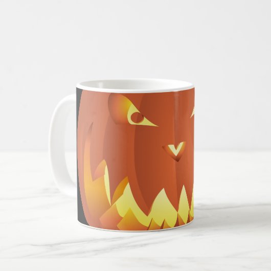 Mug Citrouille pour Halloween ... (Devant gauche)