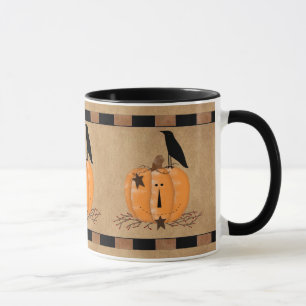 Mug Citrouille primitif du pays