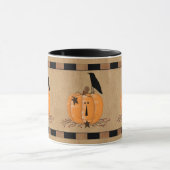 Mug Citrouille primitif du pays (Centre)