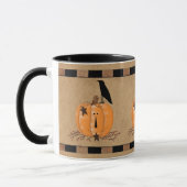 Mug Citrouille primitif du pays (Gauche)