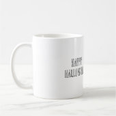 Mug Citrouille rayée noir et blanc (Gauche)