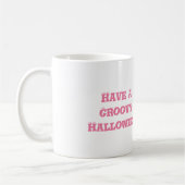 Mug Citrouille Rose Halloween Groovy (Gauche)