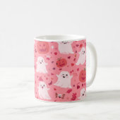 Mug Citrouille rose Surprise Fantomatique (Devant droit)