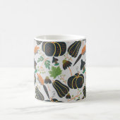 Mug Citrouille sans soudure carotte motif noir et blan (Centre)
