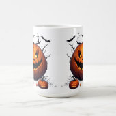 Mug Citrouille sinistre Jack O Lantern Halloween soir (Centre)