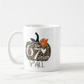 Mug Citrouille Six Sept Vous Tous 67 Drôle de Mème Num (Gauche)
