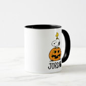 Mug Citrouille Snoopy & Woodstock (Devant droit)