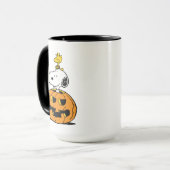 Mug Citrouille Snoopy & Woodstock (Devant gauche)