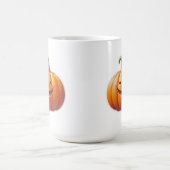 Mug Citrouille souriant mignon - Caractère automne amu (Centre)