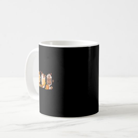 Mug Citrouille Spice Coffee Latte Automne Saison Autom (Devant gauche)