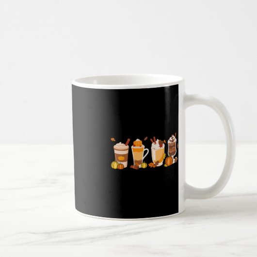 Mug Citrouille Spice Coffee Latte Automne Saison Autom (Droite)