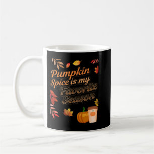 Mug Citrouille Spice est ma saison préférée Feuilles d