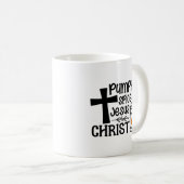 Mug Citrouille Spice et Jésus Christ (Devant droit)