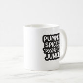 Mug Citrouille Spice Junkie (Devant droit)