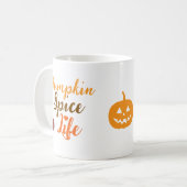 Mug Citrouille Spice Life Automne (Devant gauche)
