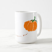 Mug Citrouille Spice, Yum ! (Devant droit)