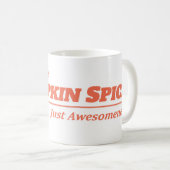 Mug Citrouille Spice Zero Shame Slogan (Devant droit)