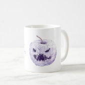 Mug Citrouille violette d'Halloween (Devant droit)