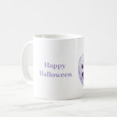 Mug Citrouille violette d'Halloween (Devant gauche)
