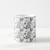 Mug Citrouille Web éffrayant de l'araignée du crâne ch (Centre)