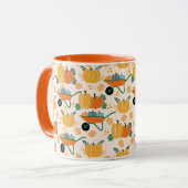 Mug Citrouille Wheelbarrow Autumn Garden Feuilles (Devant gauche)