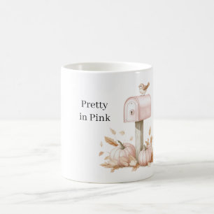 Mug Citrouilles Boîte aux Lettres Rose Oiseau