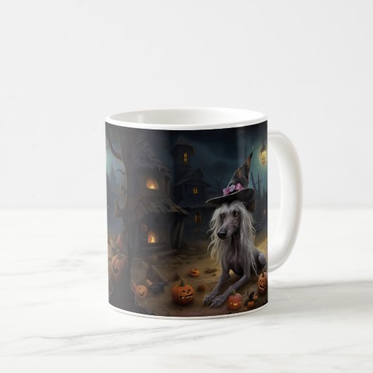 Mug Citrouilles chinois arrêtés Halloween effrayant (Devant droit)