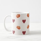 Mug Citrouilles coeurs de Bourgogne (Gauche)