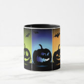 Mug Citrouilles colorées d'Halloween (Centre)