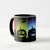 Mug Citrouilles colorées d'Halloween (Devant gauche)